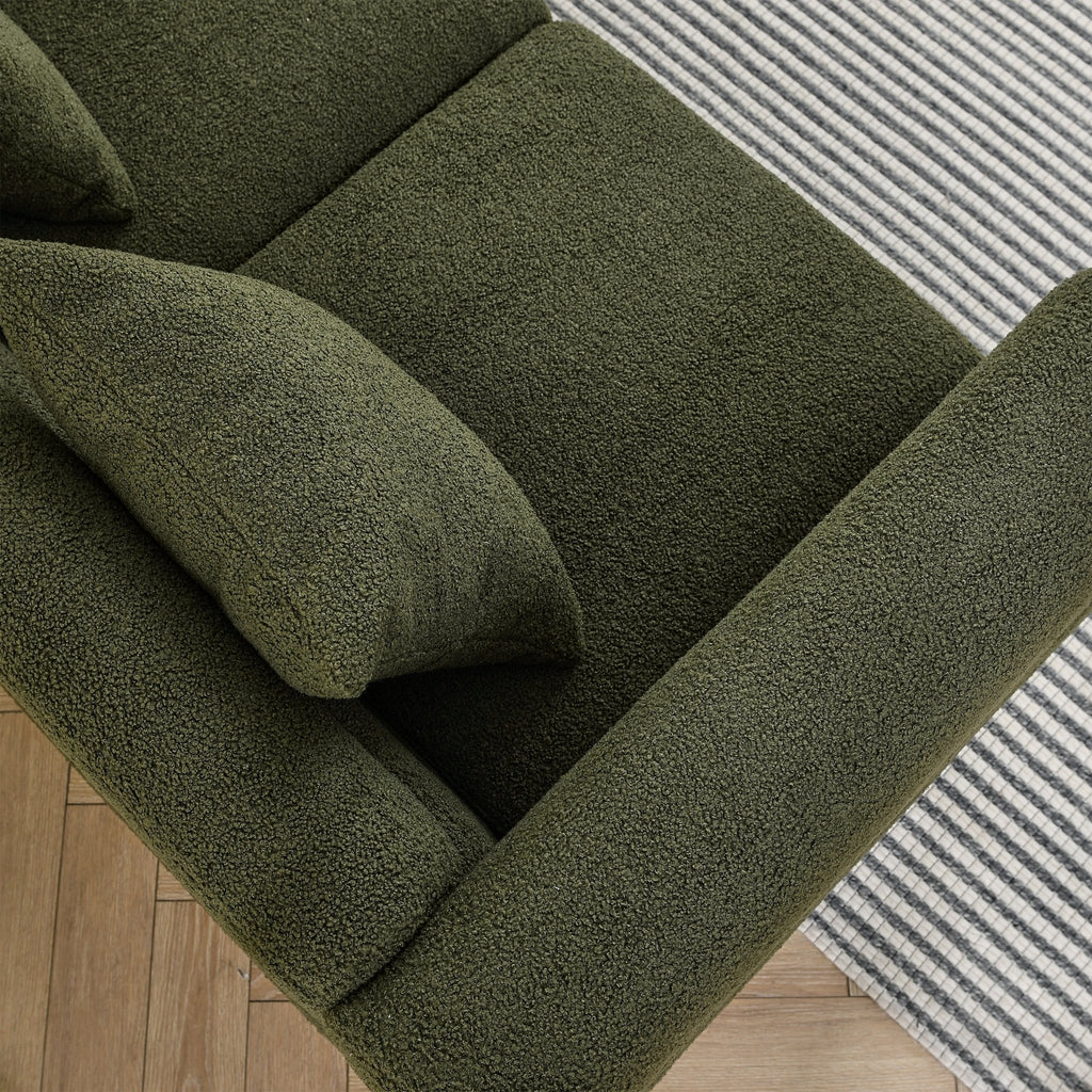 Green Teddy Sofa - HearthHub