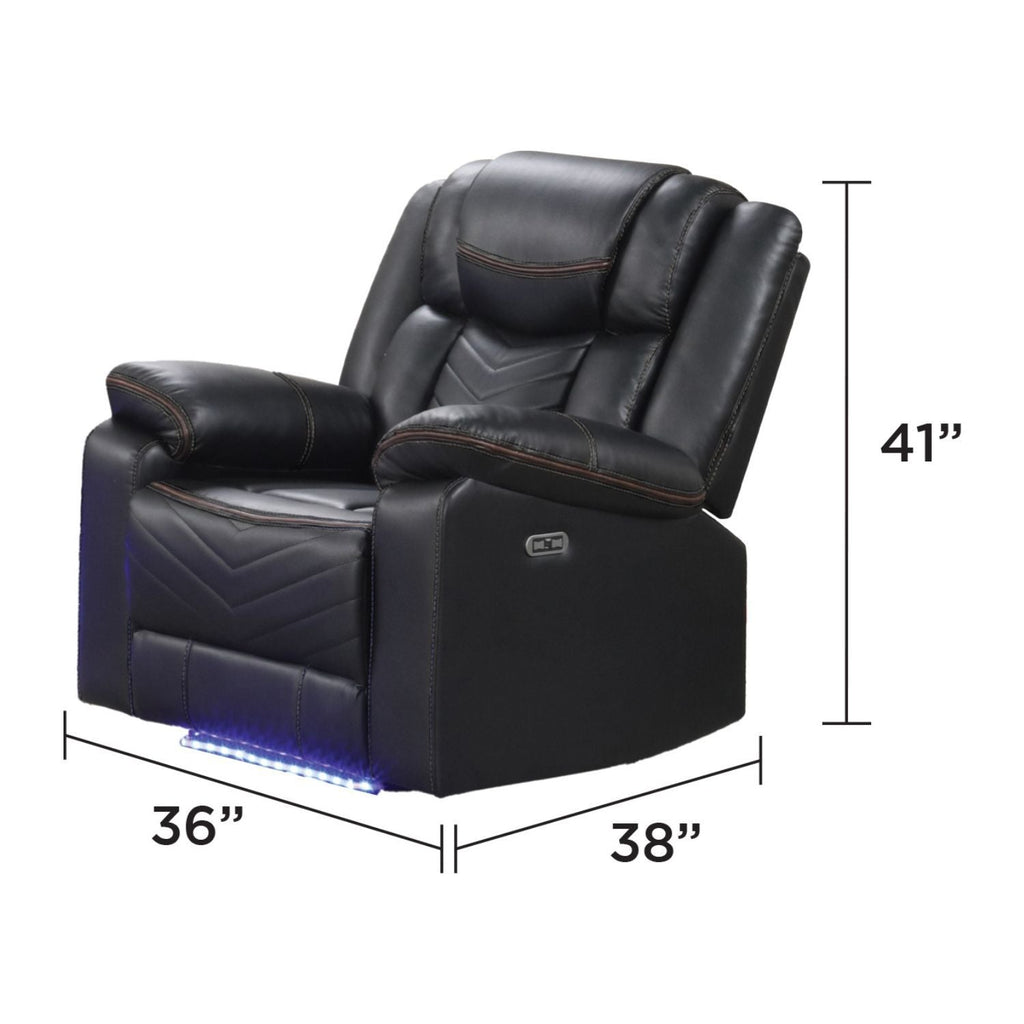 Challenger - LED Power Recliner Set - HearthHub