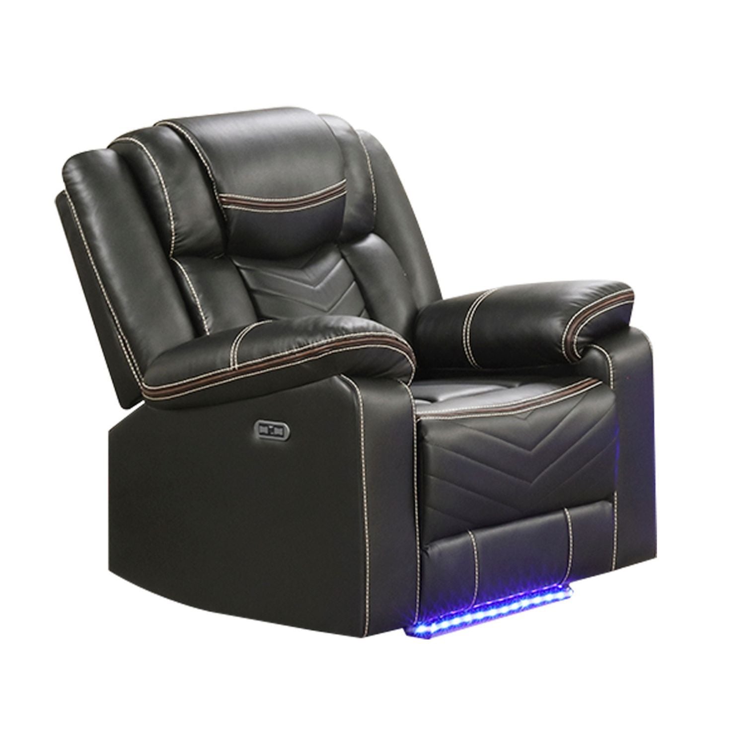 Challenger - LED Power Recliner Chair - HearthHub