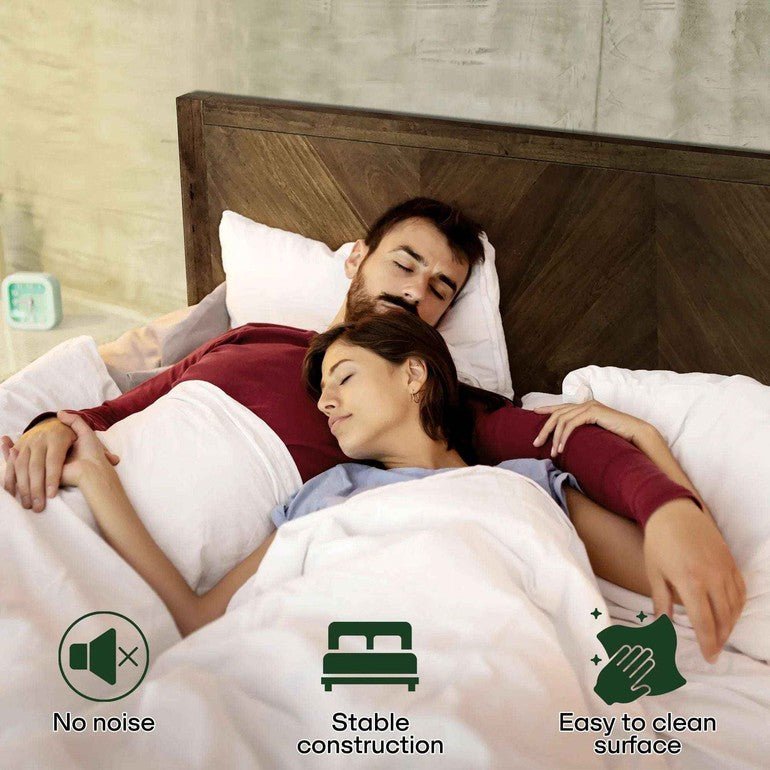 Alander Solid Wood Bed Frame - HearthHub