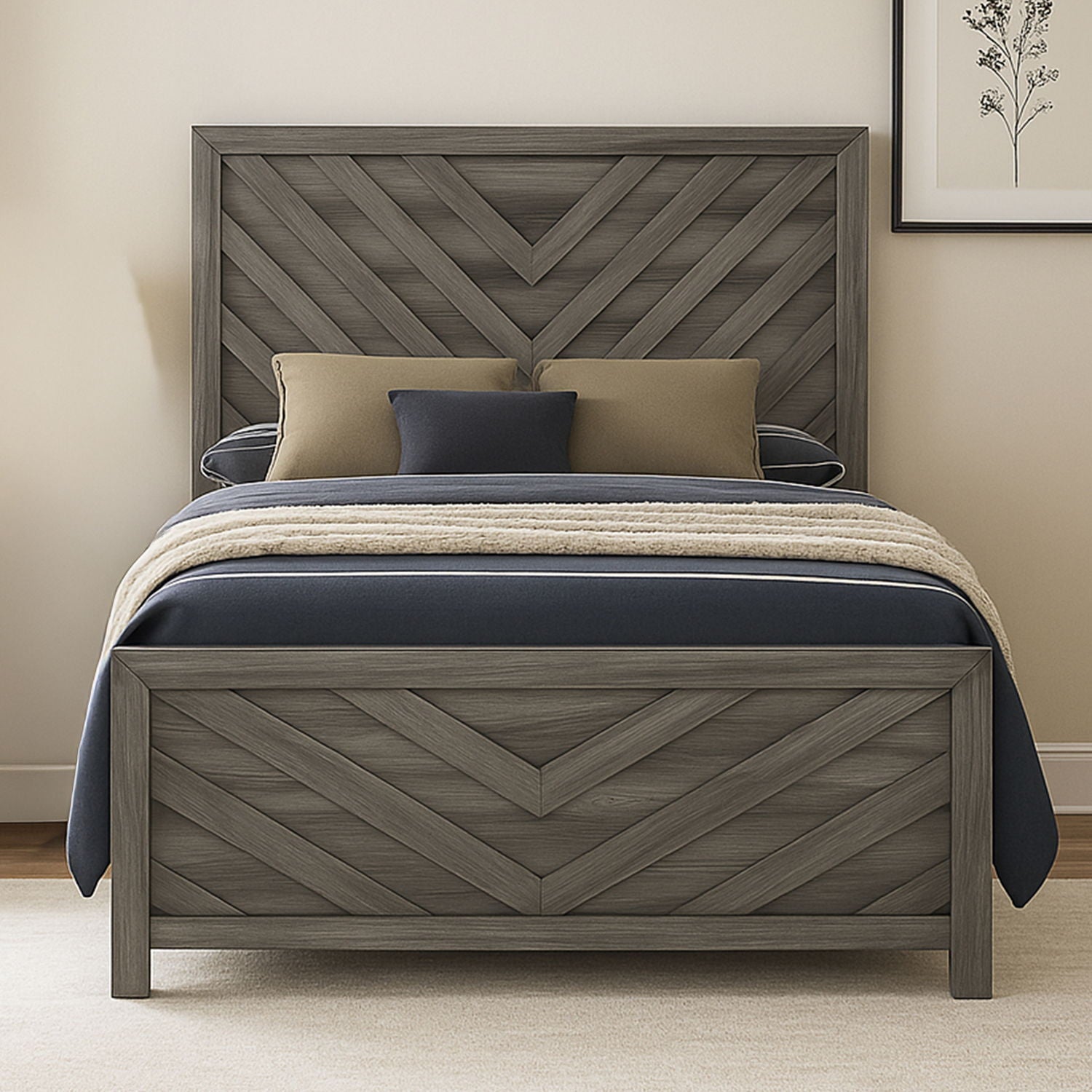 Denver - Modern Bed - HearthHub