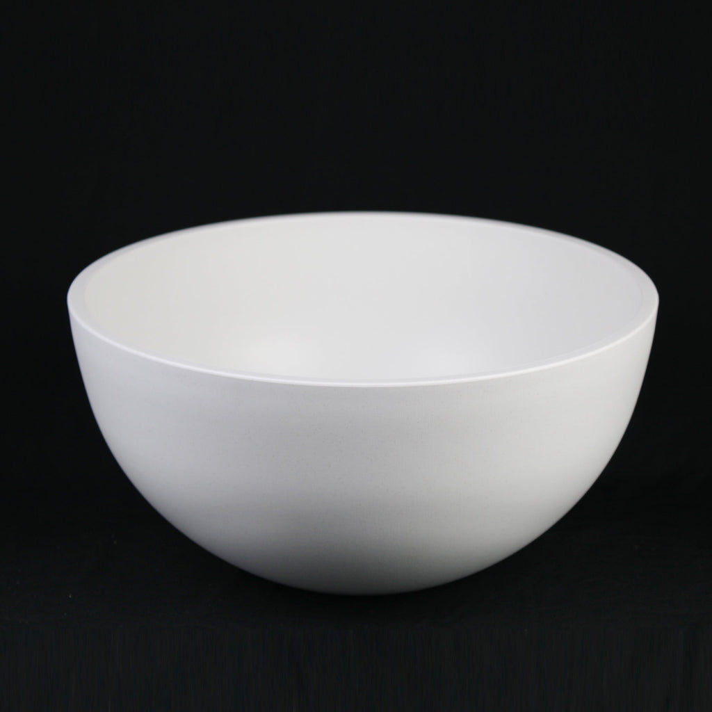 2 - Piece White Plastic Planter Bowls – Modern Minimalist Design - HearthHub