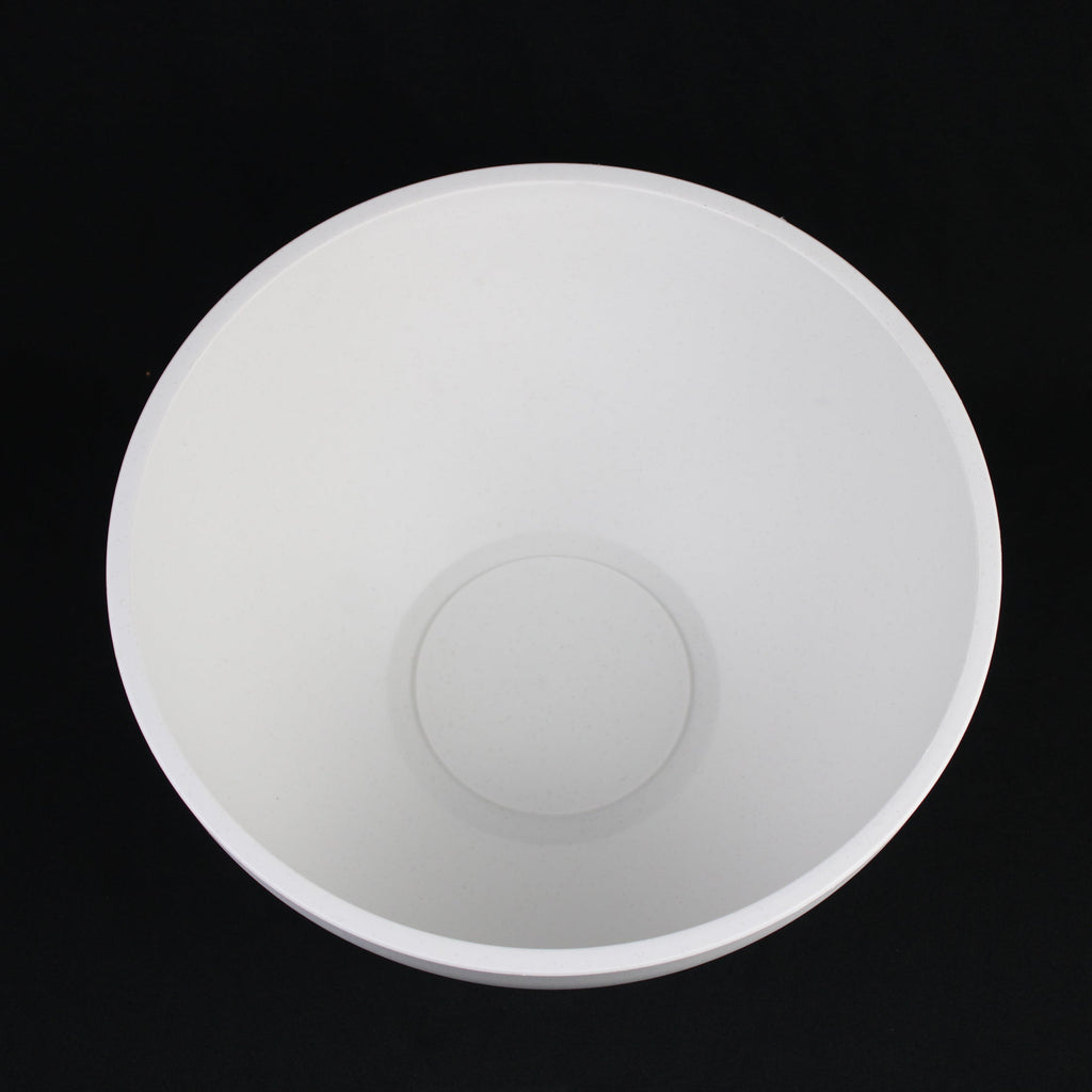 2 - Piece White Plastic Planter Bowls – Modern Minimalist Design - HearthHub