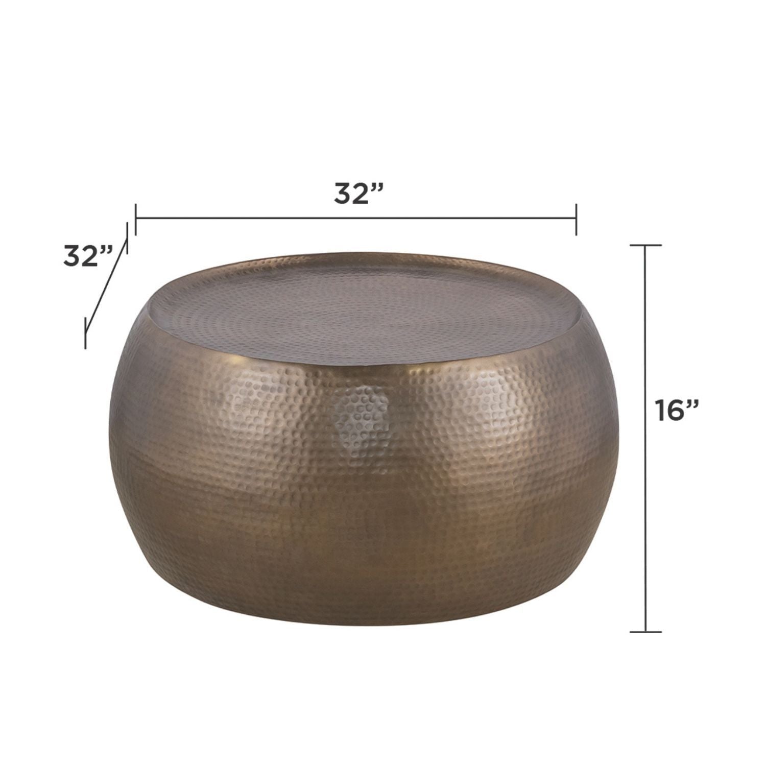 Ct501 - Modern Contemporary Round Coffee Table - HearthHub