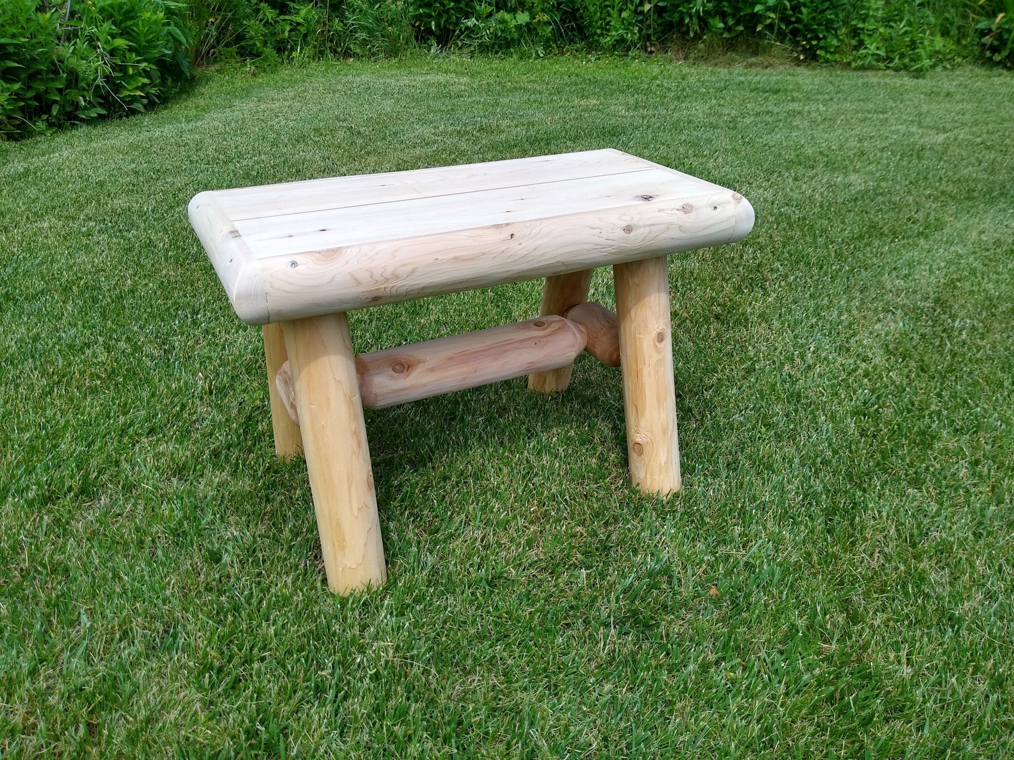 Rustic Wooden Outdoor Garden Bench - HearthHub
