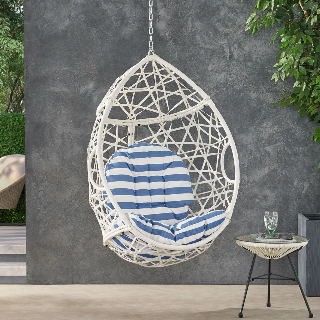 MARLIN HANGING EGG CHAIR - BASKET - HearthHub