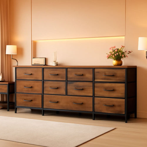 70 Inch Dresser TV Entertainment Center With Drawers - HearthHub