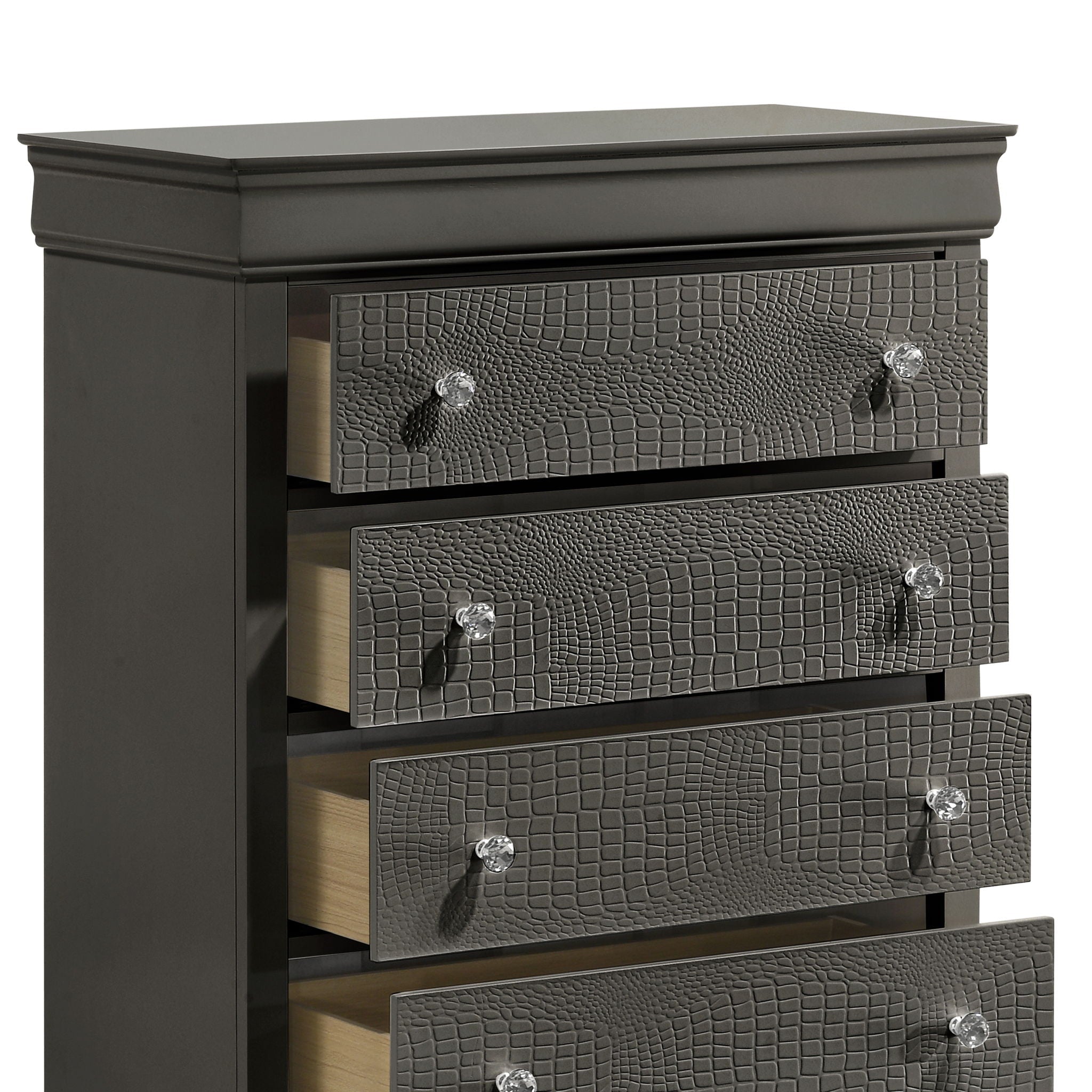 Blaze - Modern 5 Drawer Chest - HearthHub