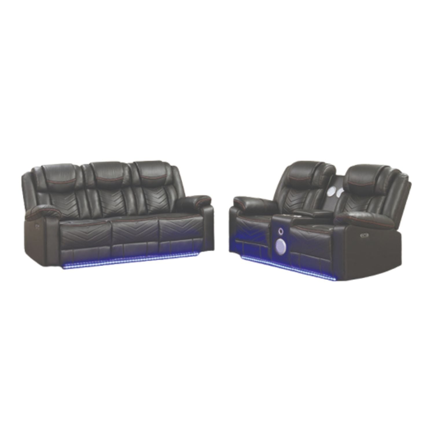Challenger - LED Power Recliner Set - HearthHub