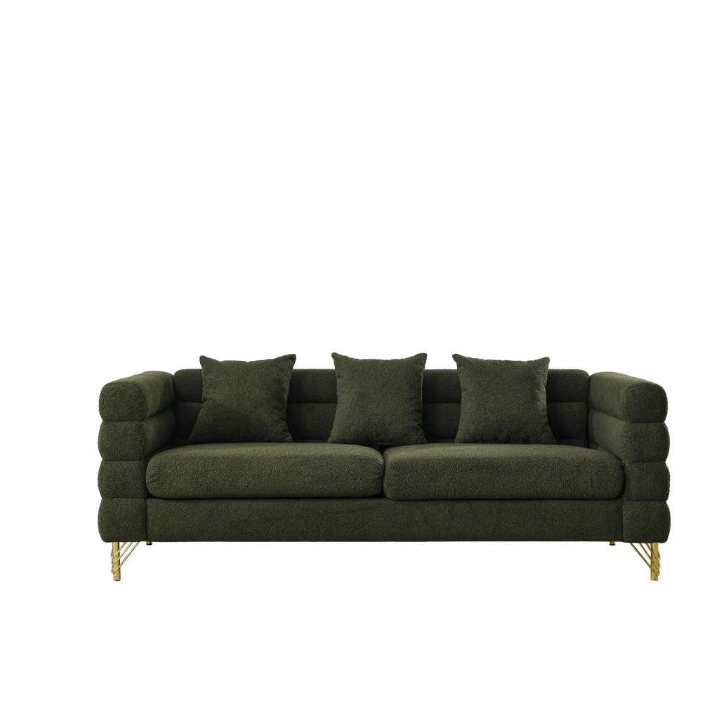 Green Teddy Sofa - HearthHub