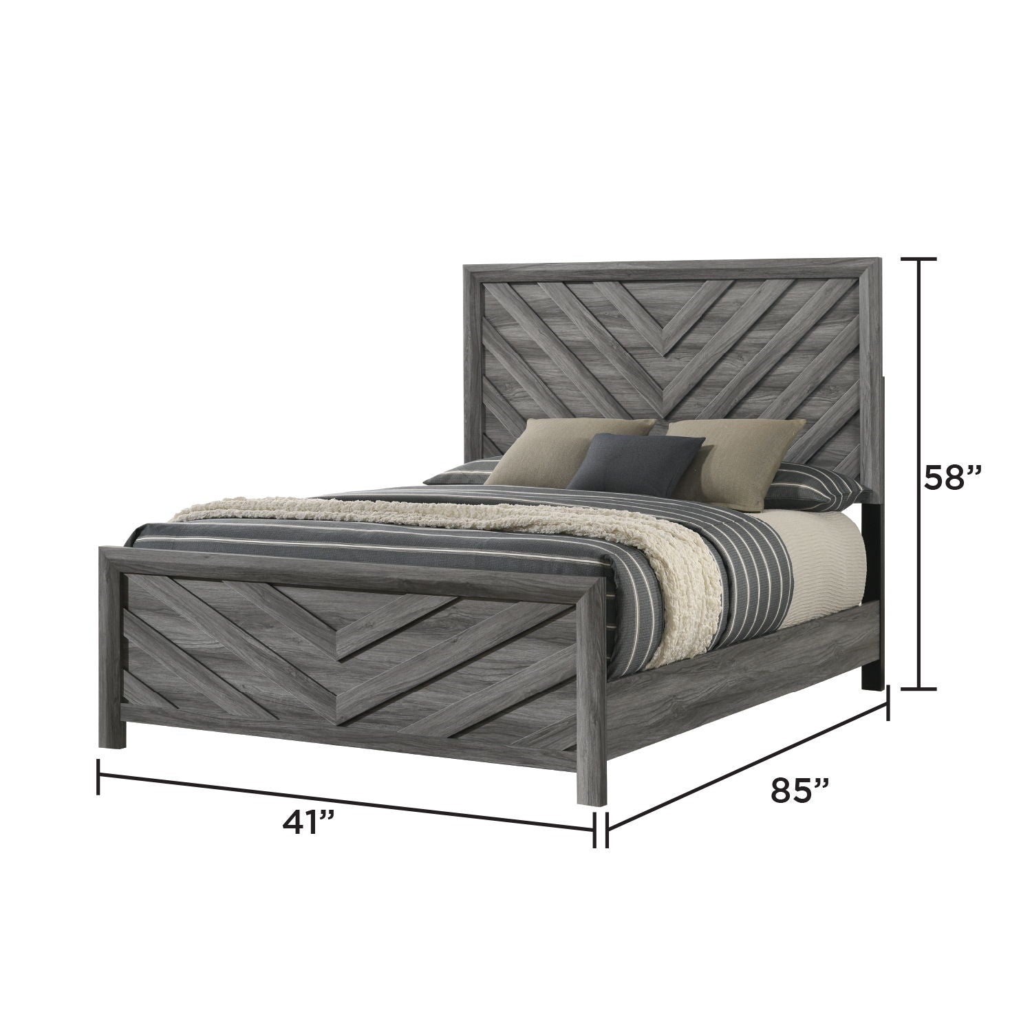Denver - Modern Bed - HearthHub