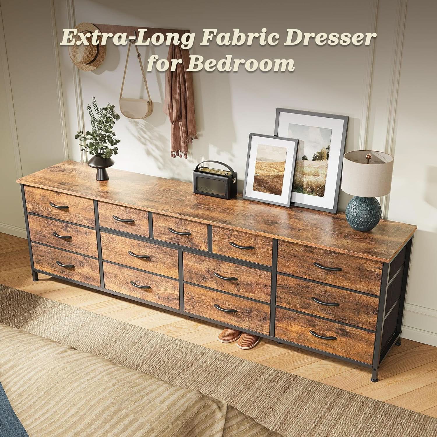 70 Inch Dresser TV Entertainment Center With Drawers - HearthHub