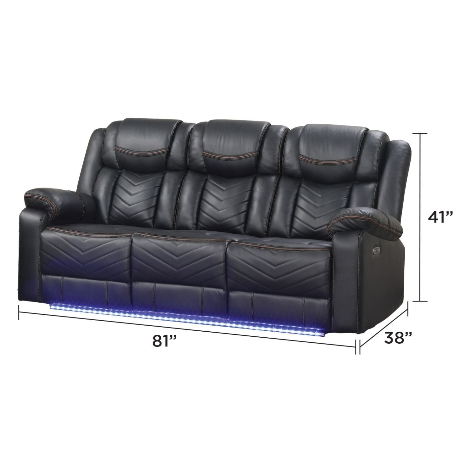 Challenger - LED Power Recliner Set - HearthHub
