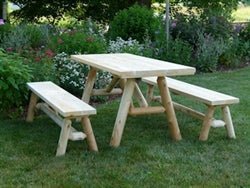 Solid Wood Farmhouse Dining Table - HearthHub