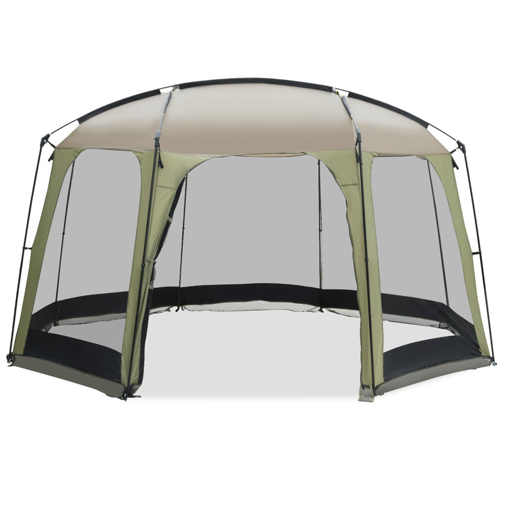 6 - 8 Person Netted Canopy Tent with Zippered Door - HearthHub