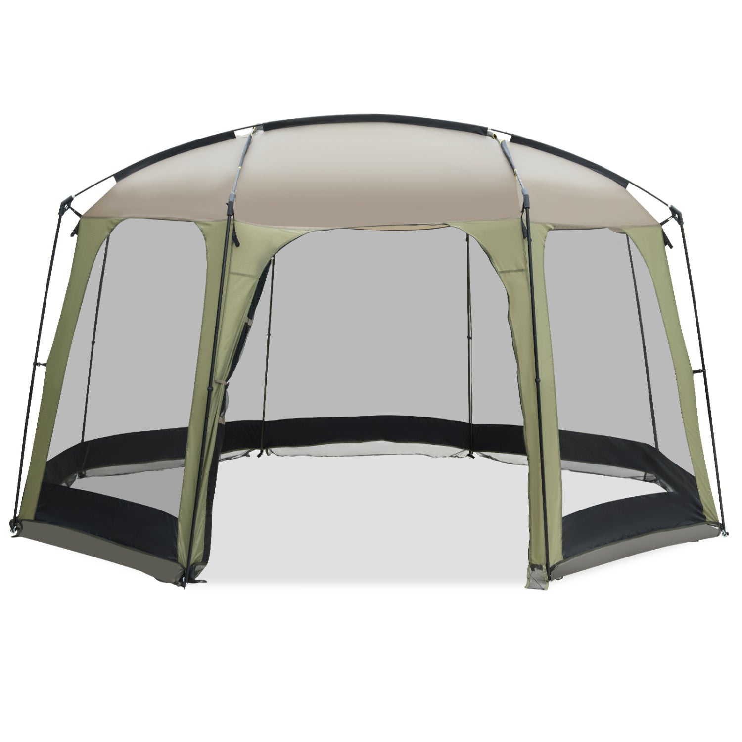 6 - 8 Person Netted Canopy Tent with Zippered Door - HearthHub