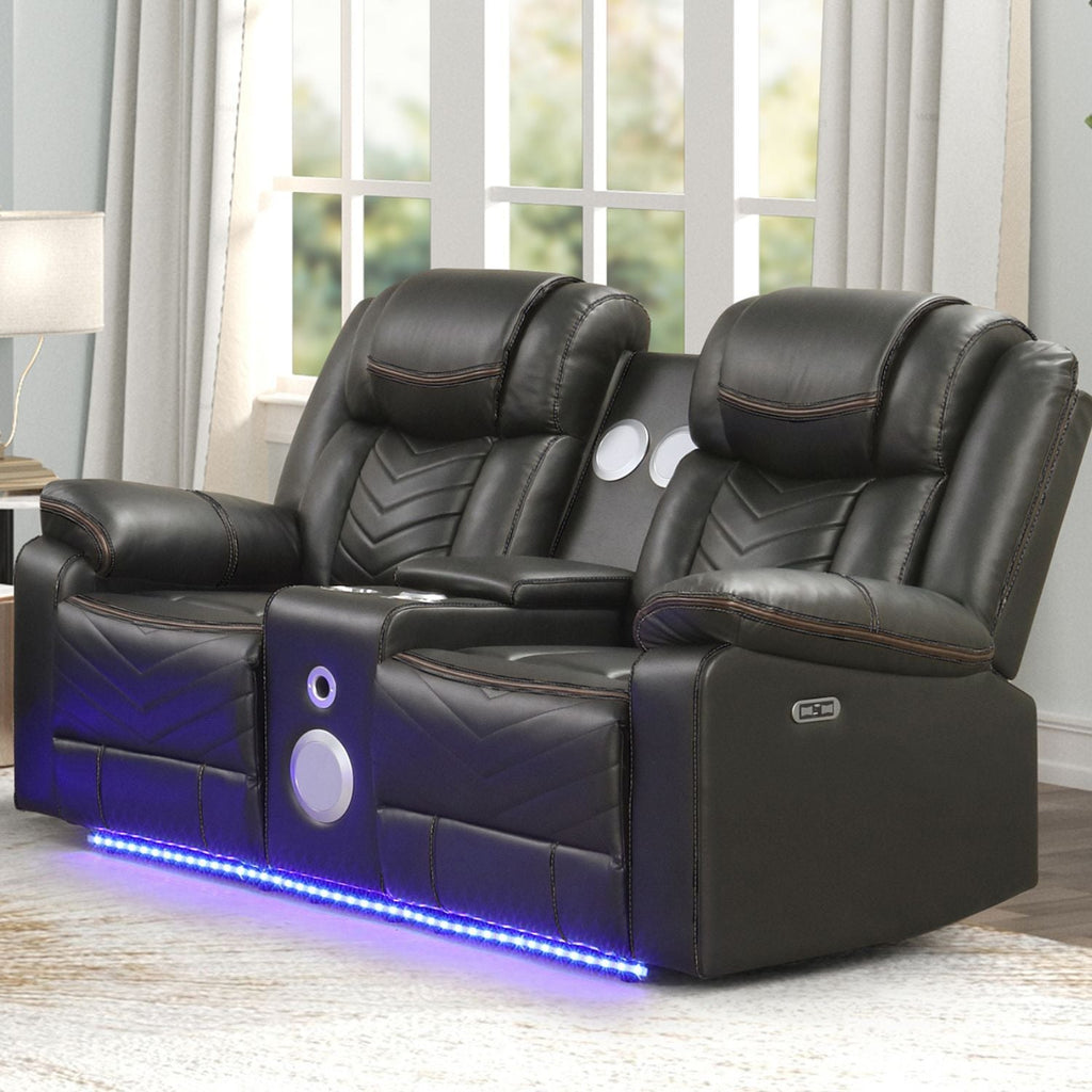 Challenger - LED Power Recliner Set - HearthHub