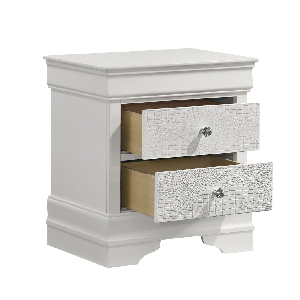 Blaze - 2 Drawer Nightstand - HearthHub