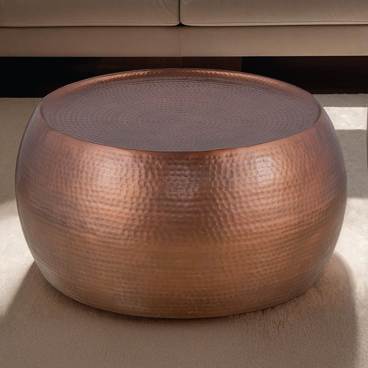 Ct501 - Modern Contemporary Round Coffee Table - HearthHub