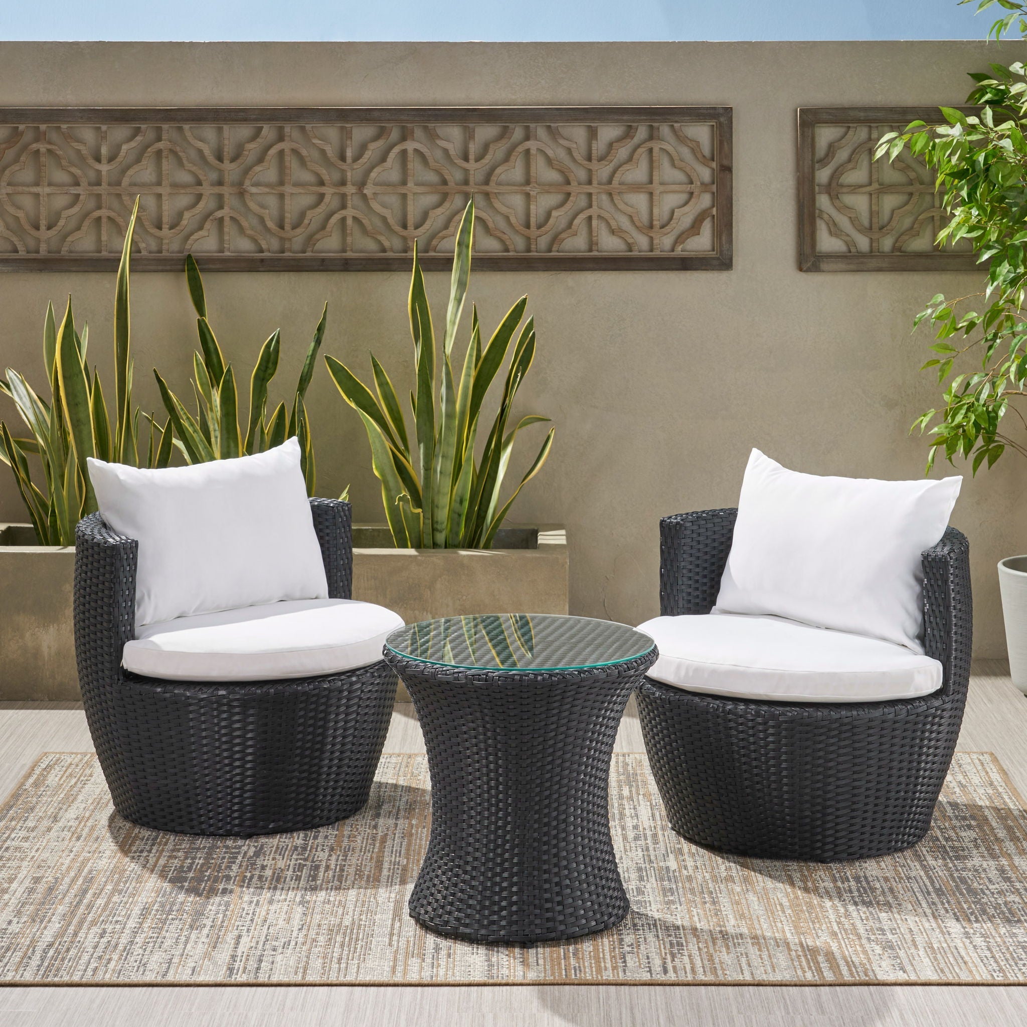 Kono - Chat Set Outdoor Furniture - HearthHub