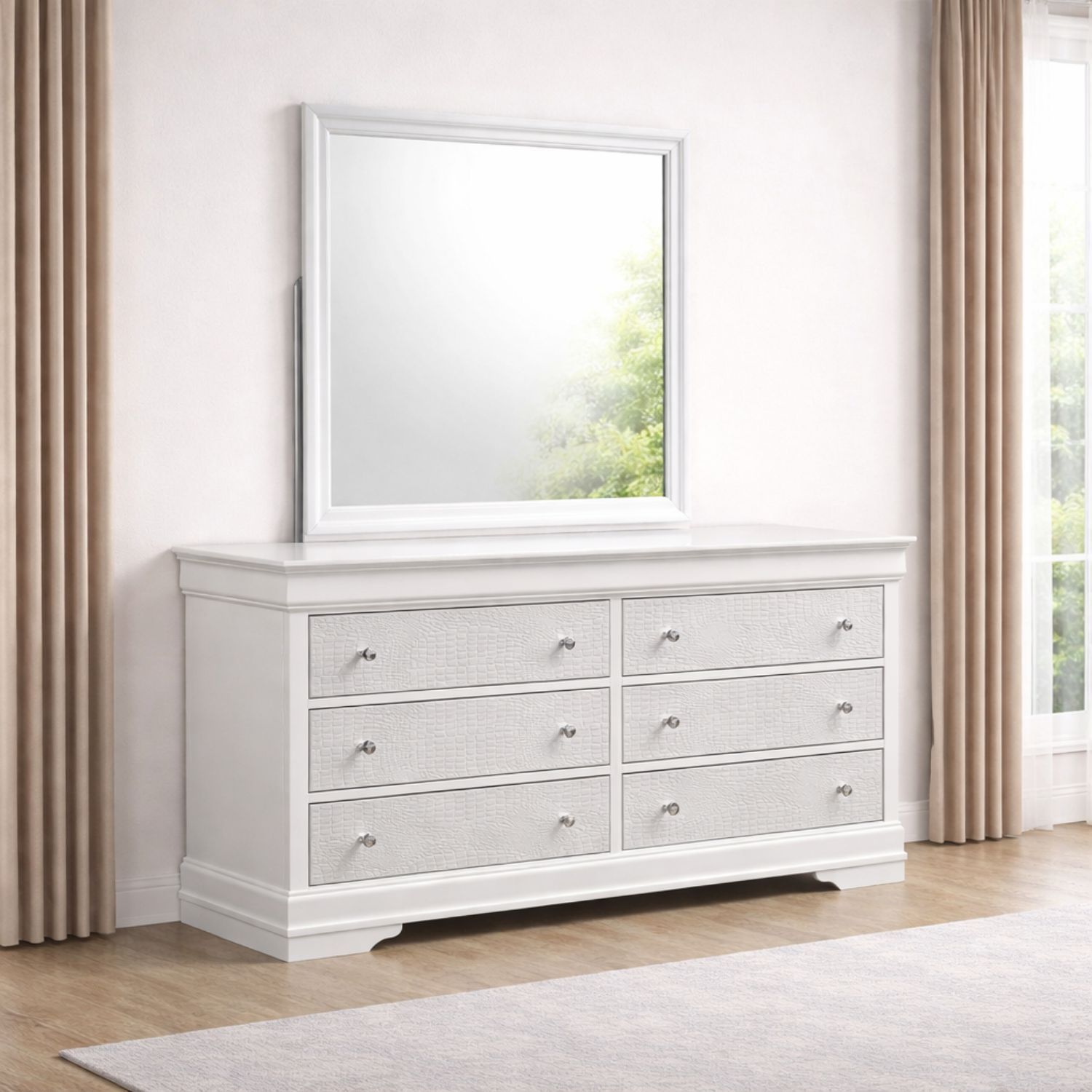 Blaze - Modern 6 Drawer Dresser - HearthHub