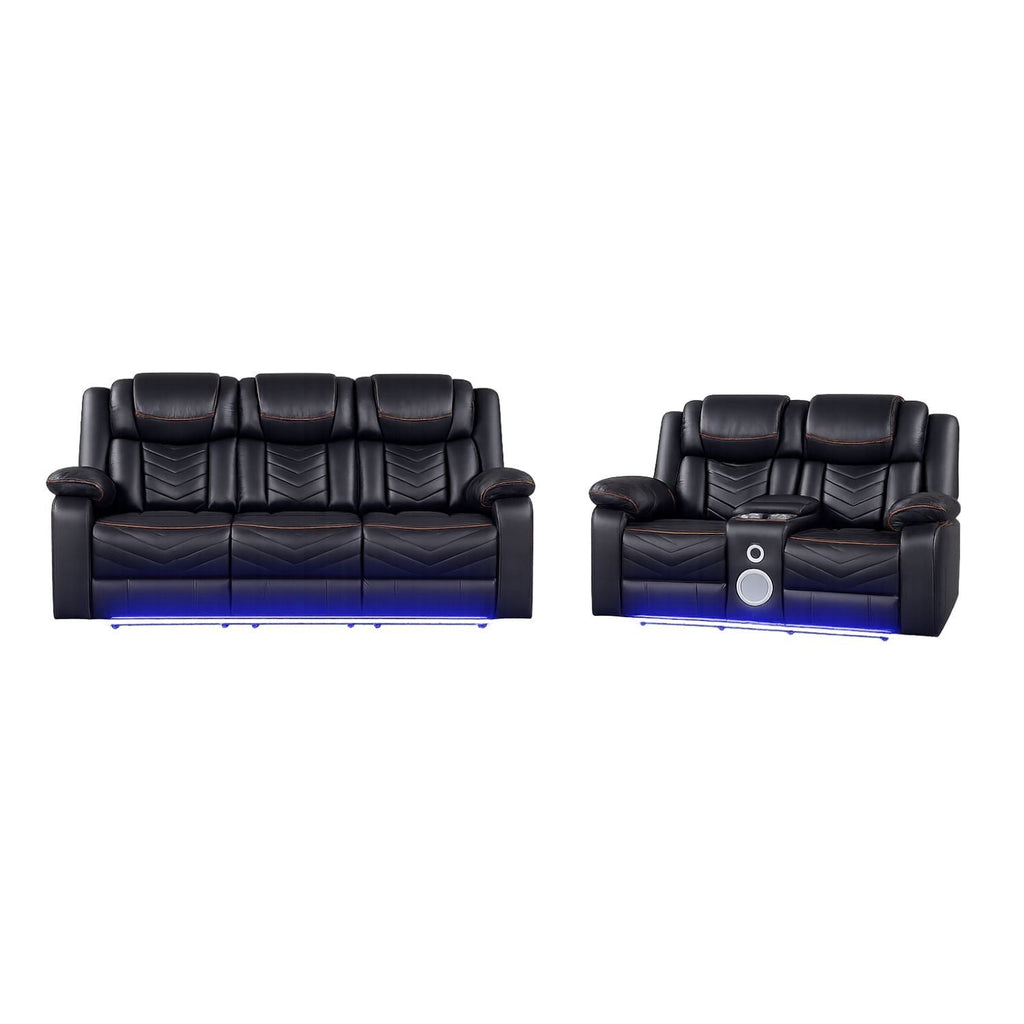 Challenger - LED Power Recliner Set - HearthHub