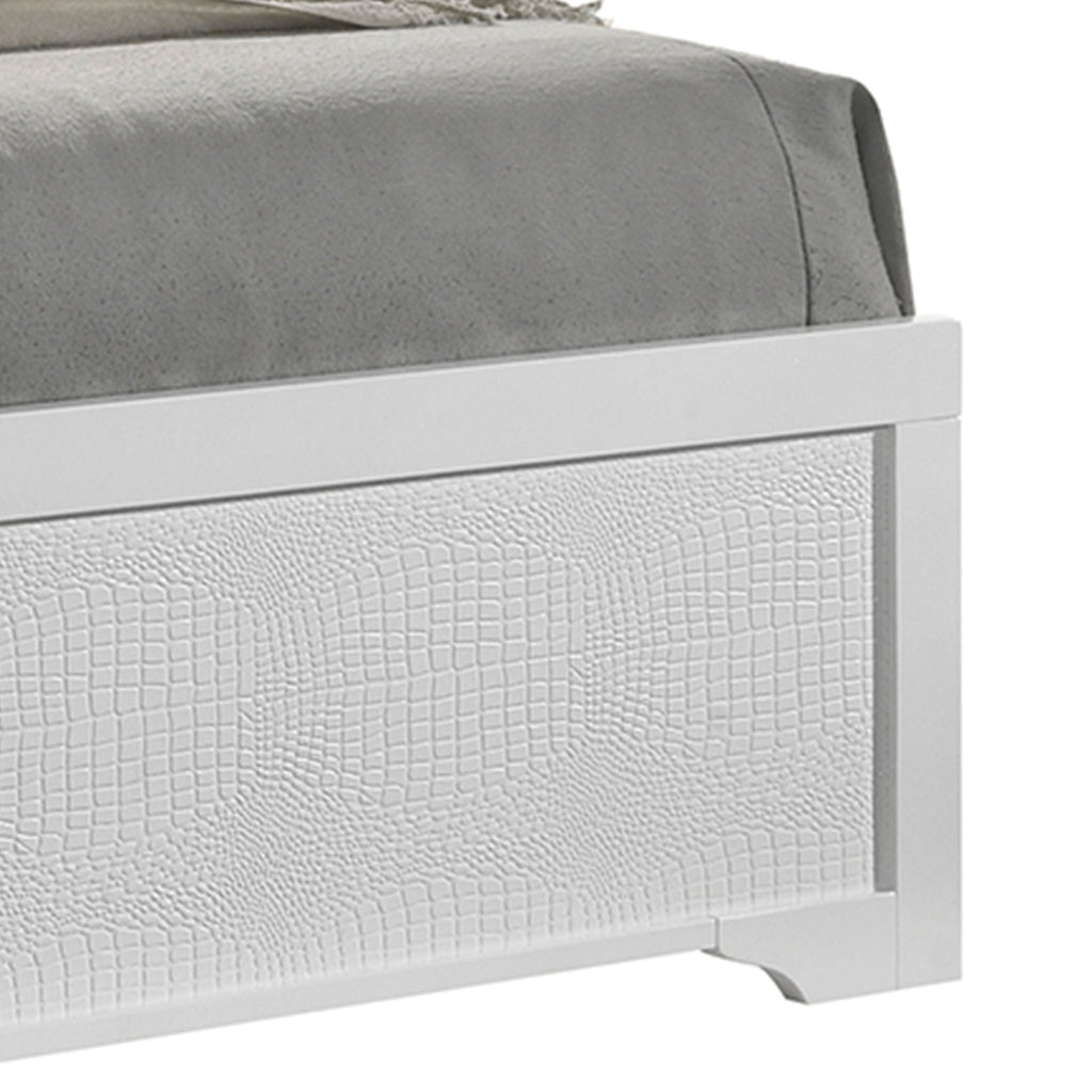Blaze - Modern Bed With LED Headboard - HearthHub