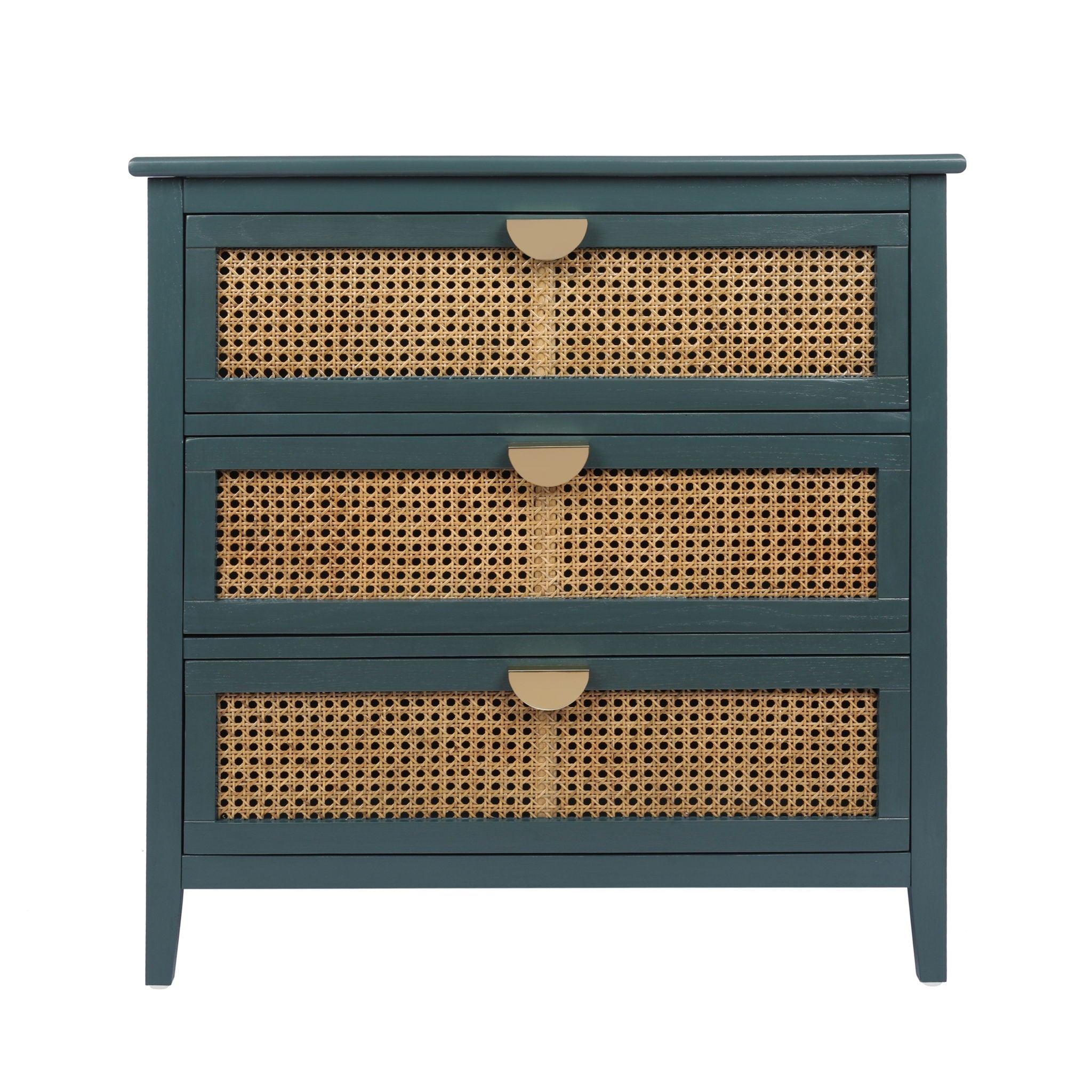3 Drawer Cabinet, Natural Rattan, American Furniture - HearthHub