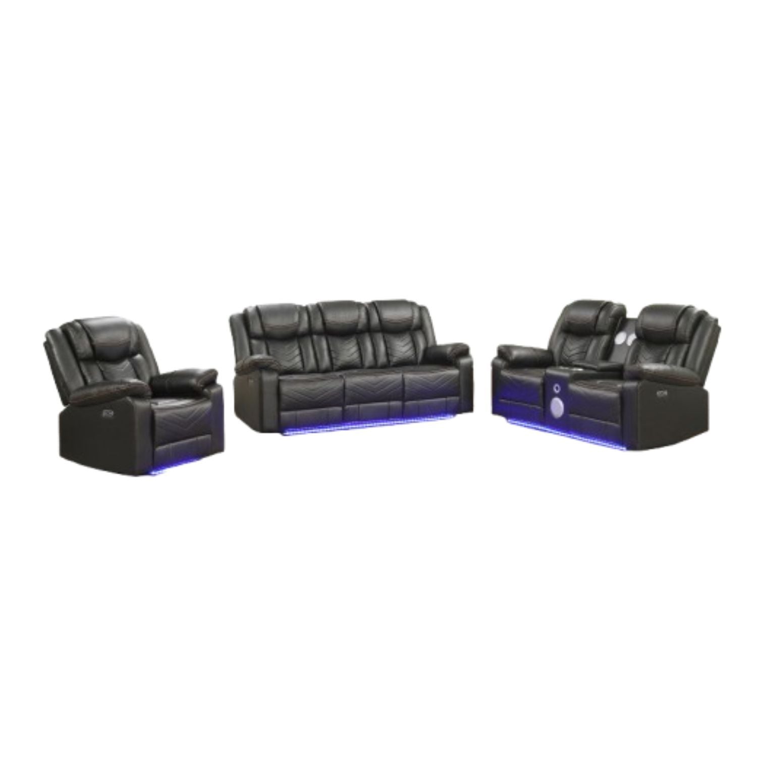 Challenger - LED Power Recliner Set - HearthHub