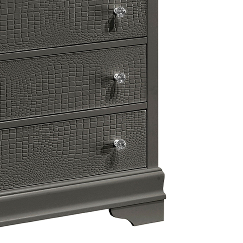Blaze - Modern 5 Drawer Chest - HearthHub