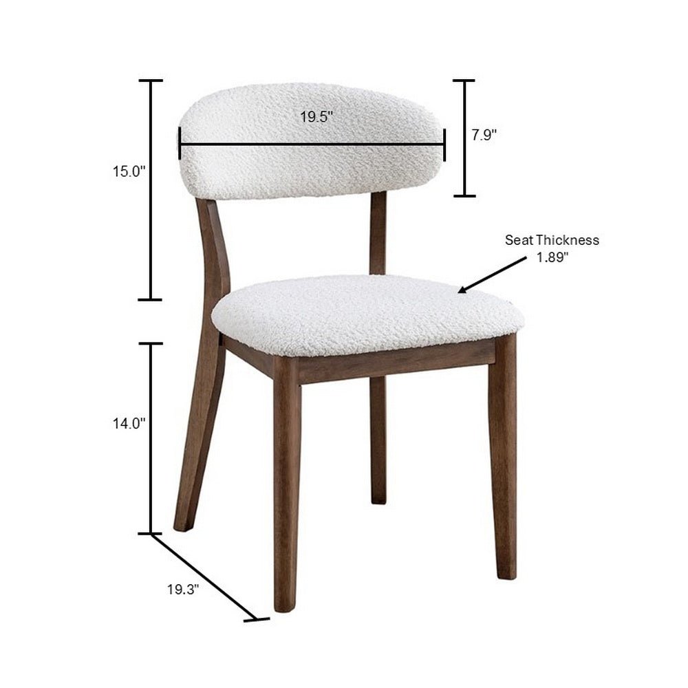 ACTU Scandinavian Dining Table Set with Upholstered Chairs for Small Spaces (Seats 4–6) - HearthHub