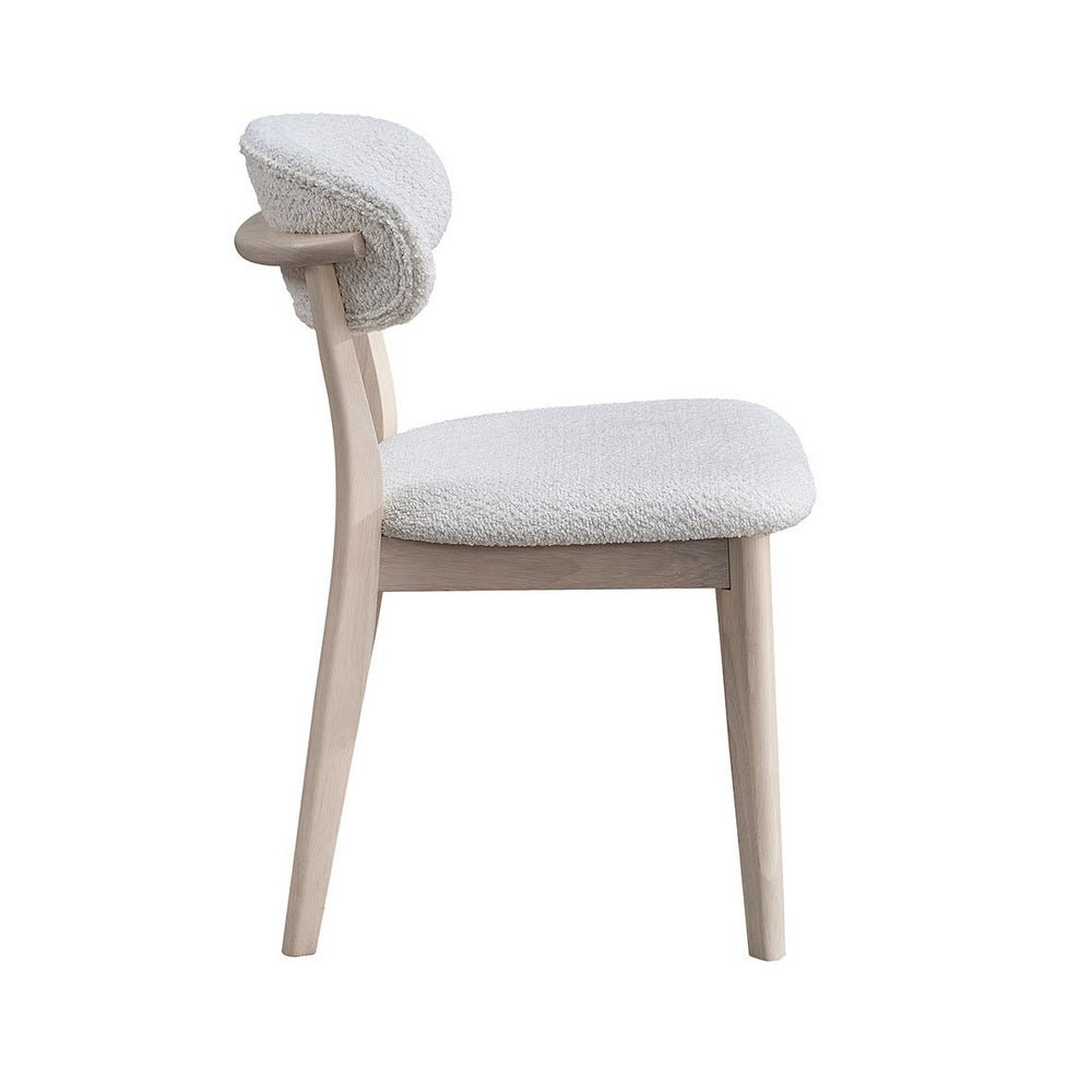 ACTU Scandinavian Dining Table Set with Upholstered Chairs for Small Spaces (Seats 4–6) - HearthHub