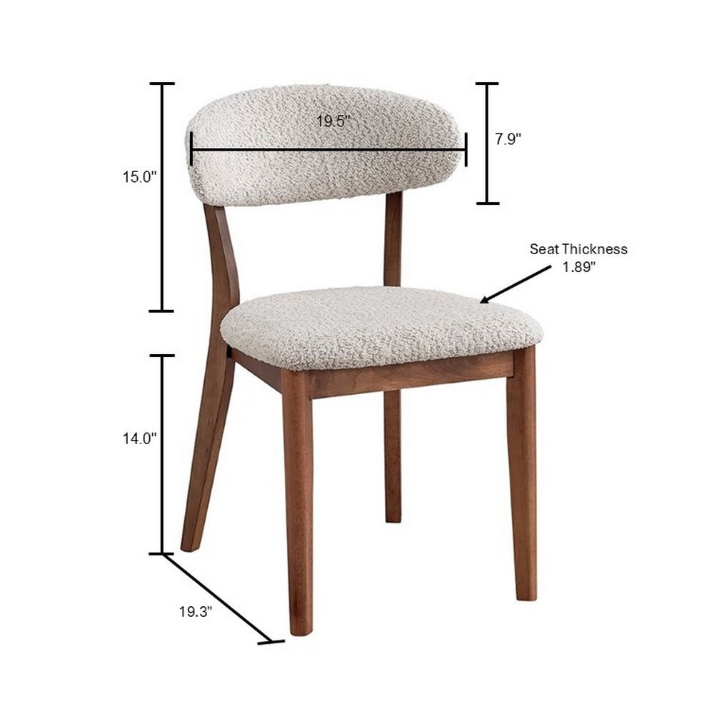 ACTU Scandinavian Dining Table Set with Upholstered Chairs for Small Spaces (Seats 4–6) - HearthHub