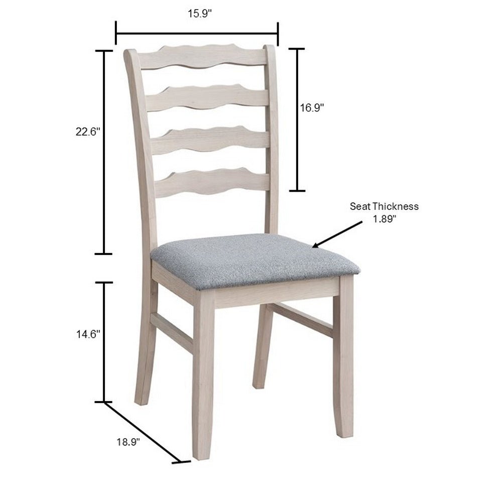 ACTU Farmhouse Dining Table Set with Upholstered Chairs for 4–6 - HearthHub