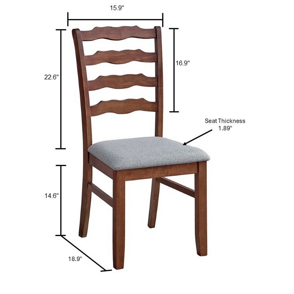 ACTU Farmhouse Dining Table Set with Upholstered Chairs for 4–6 - HearthHub