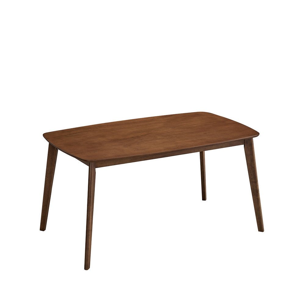 ACTU Scandinavian Dining Table Set with Upholstered Chairs for Small Spaces (Seats 4–6) - HearthHub