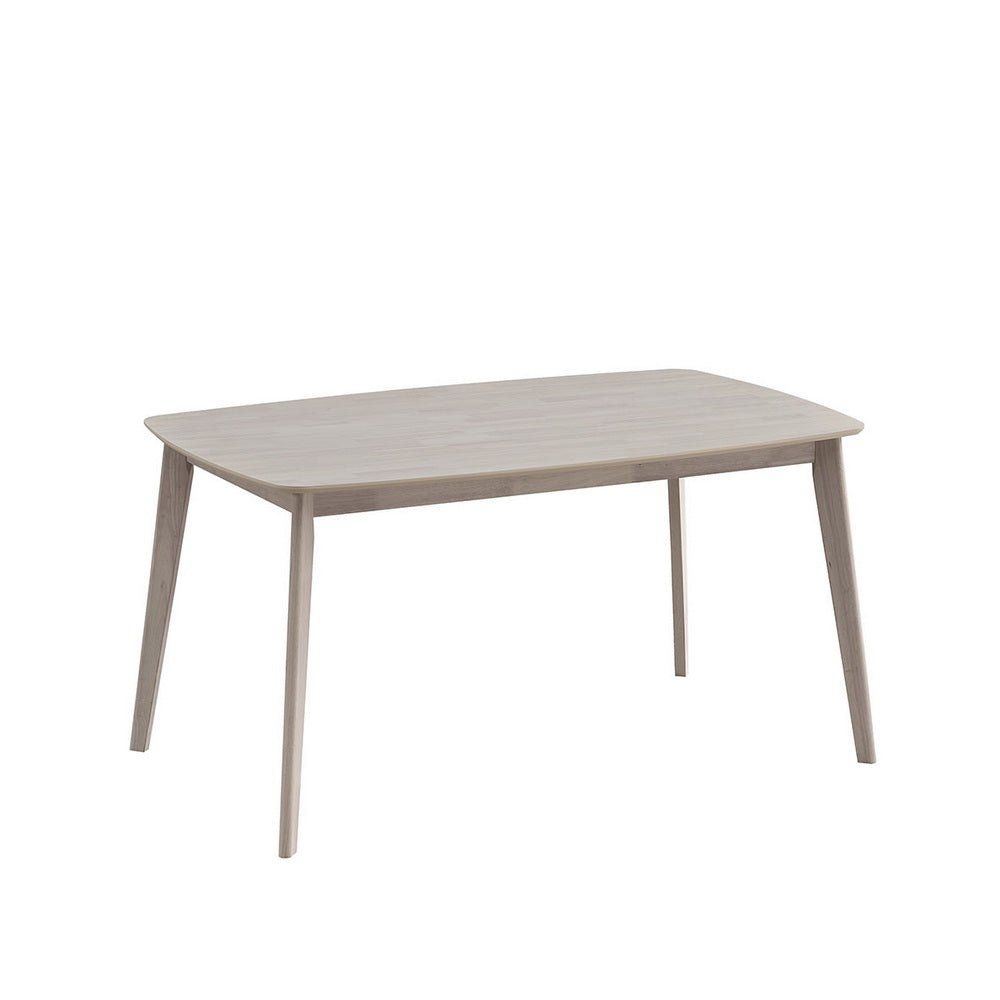 ACTU Scandinavian Dining Table Set with Upholstered Chairs for Small Spaces (Seats 4–6) - HearthHub