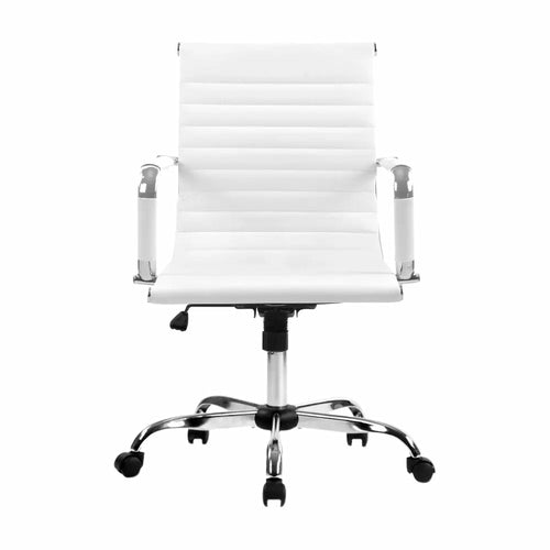 Artiss Gaming Office Chair Computer Desk Chairs Home Work Study White - HearthHub