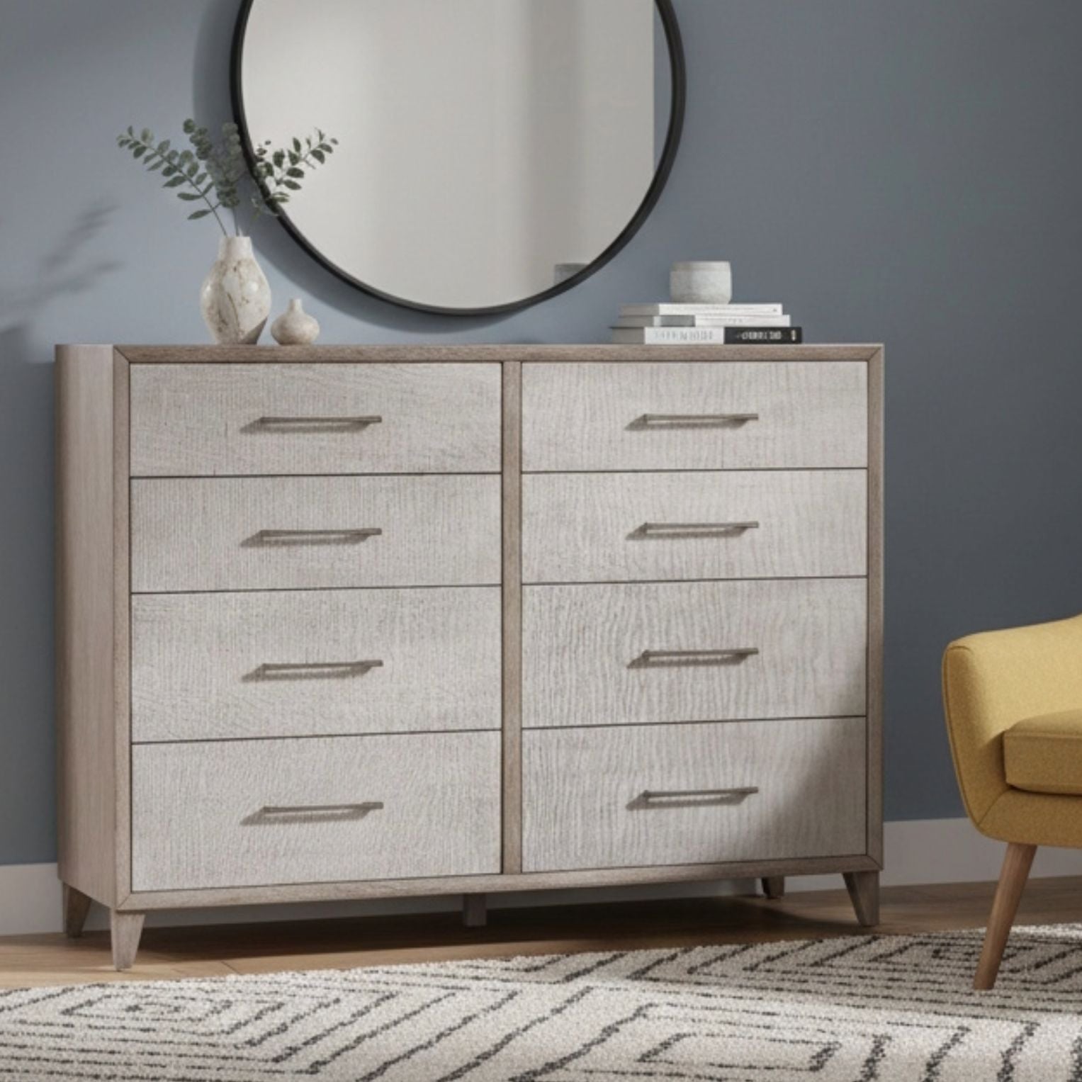 Cape Eight Drawers Wood Dresser - HearthHub