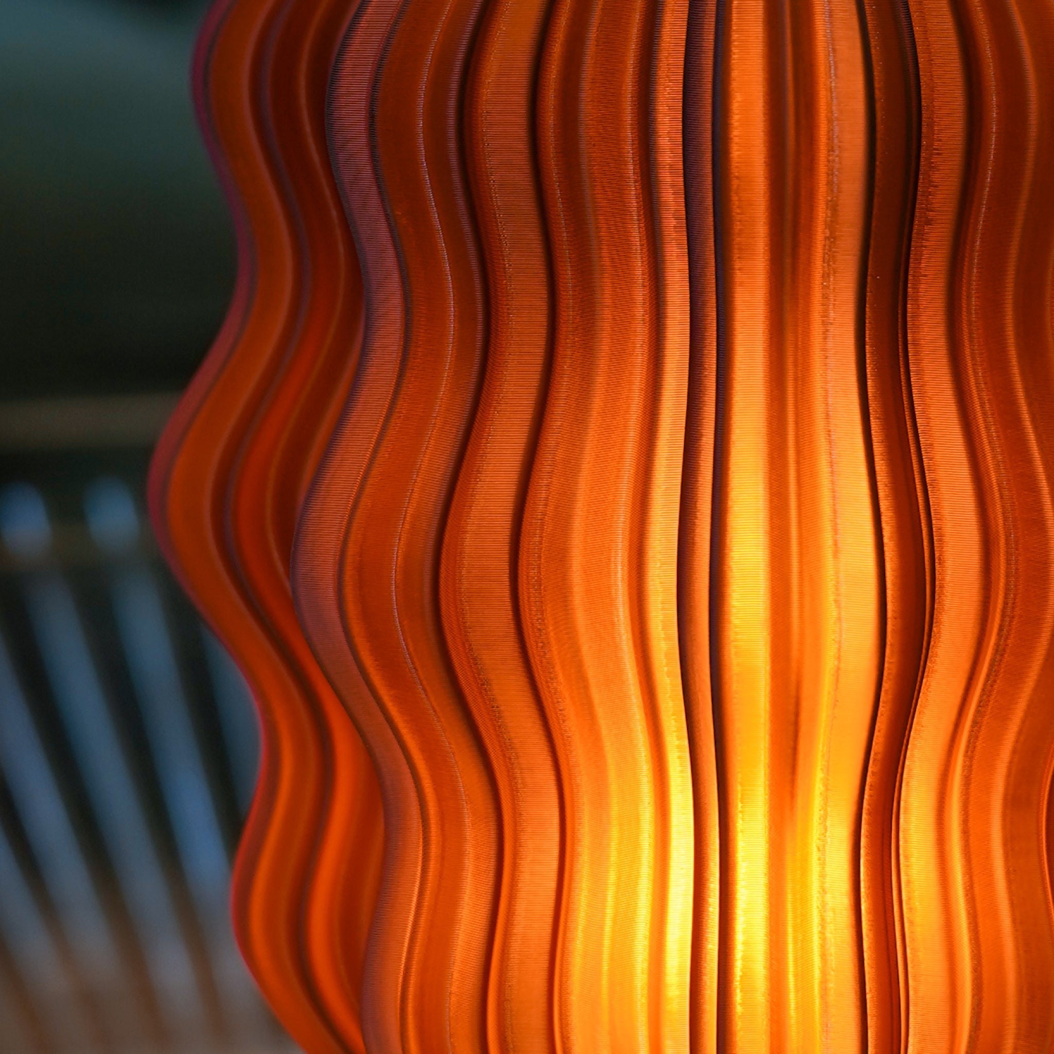 Cordless Mini Wavy Lamp - HearthHub