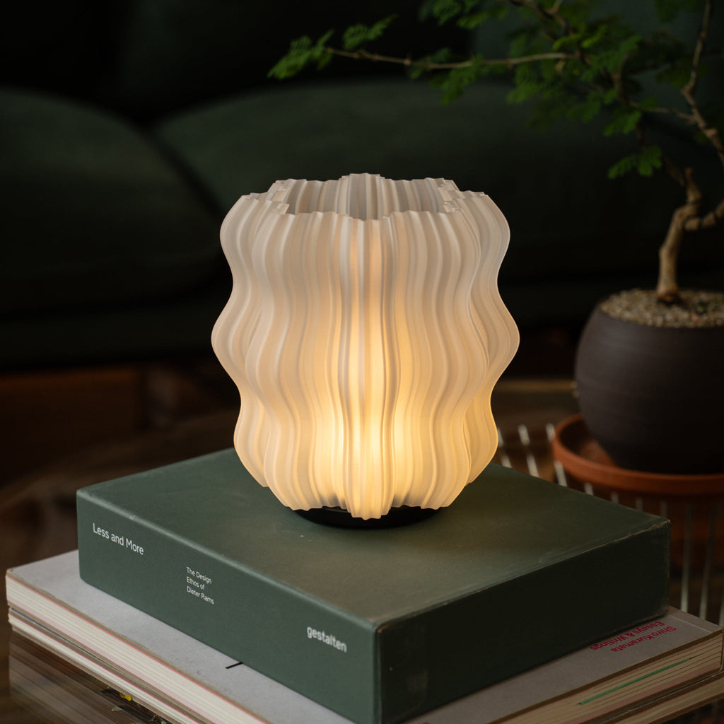Cordless Mini Wavy Lamp - HearthHub