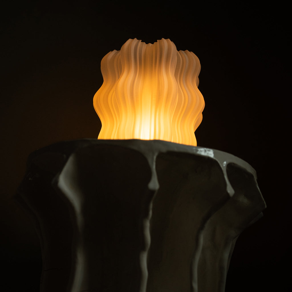 Cordless Mini Wavy Lamp - HearthHub