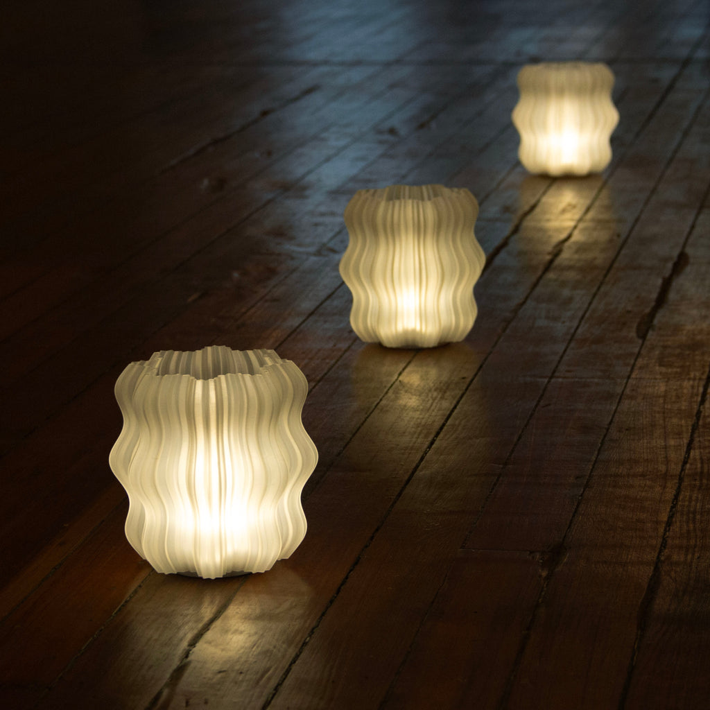 Cordless Mini Wavy Lamp - HearthHub