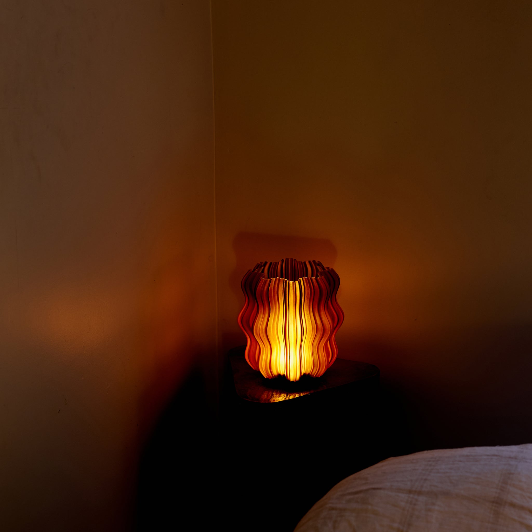 Cordless Mini Wavy Lamp - HearthHub