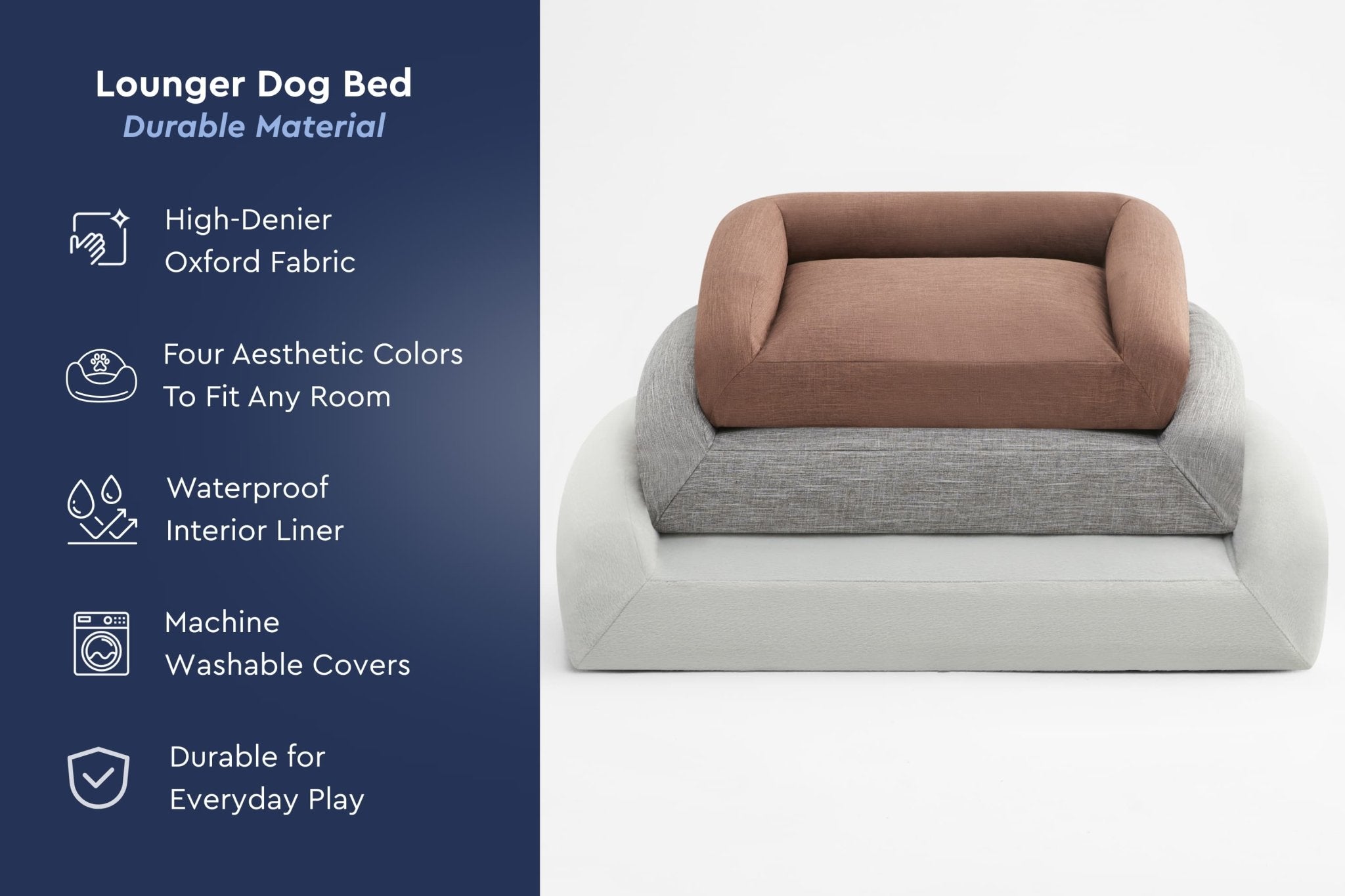 Dog Bed Lounger - HearthHub