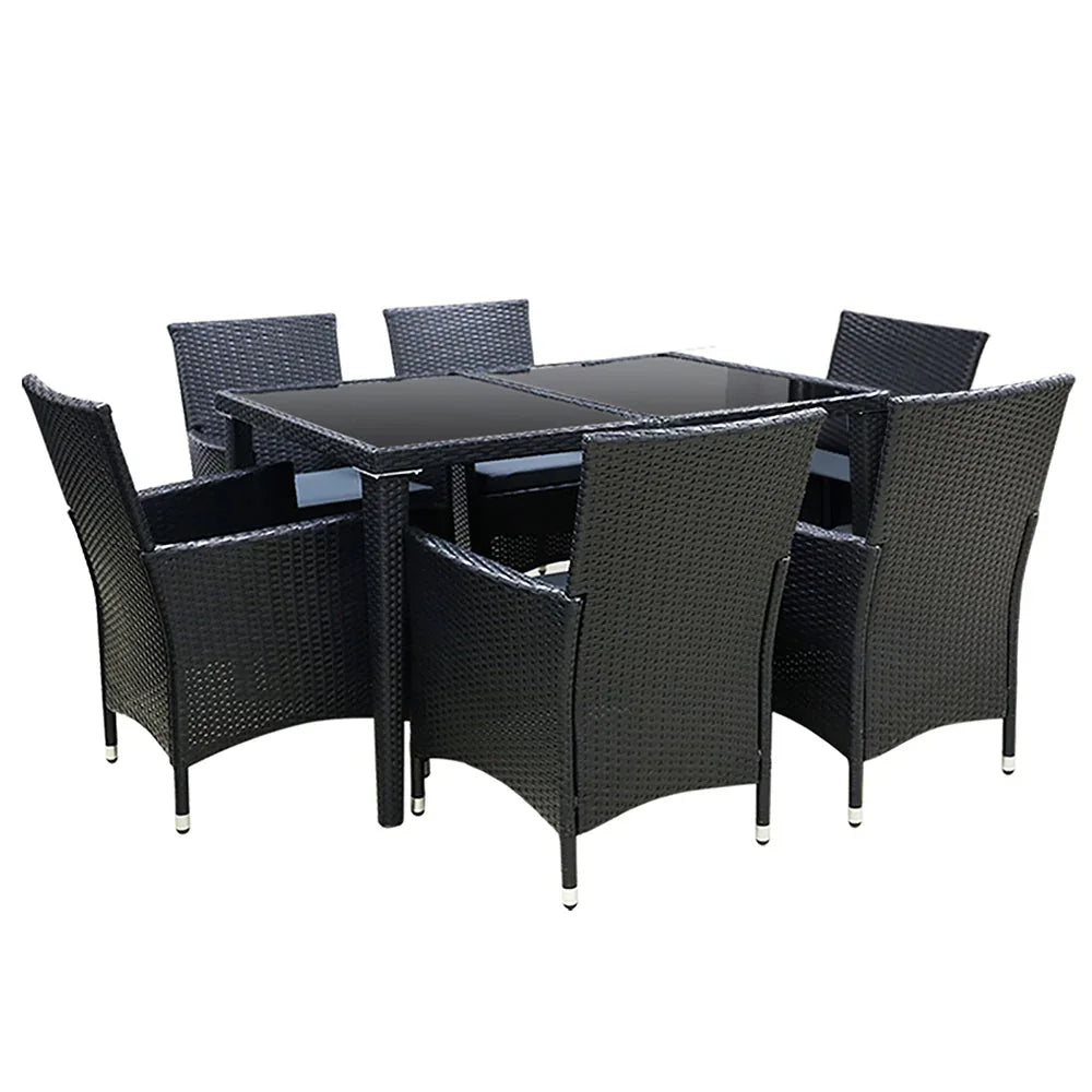 Gardeon Outdoor Furniture 7pcs Dining Set - HearthHub