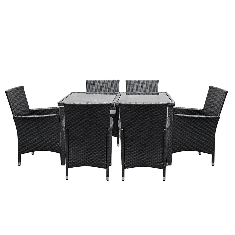 Gardeon Outdoor Furniture 7pcs Dining Set - HearthHub