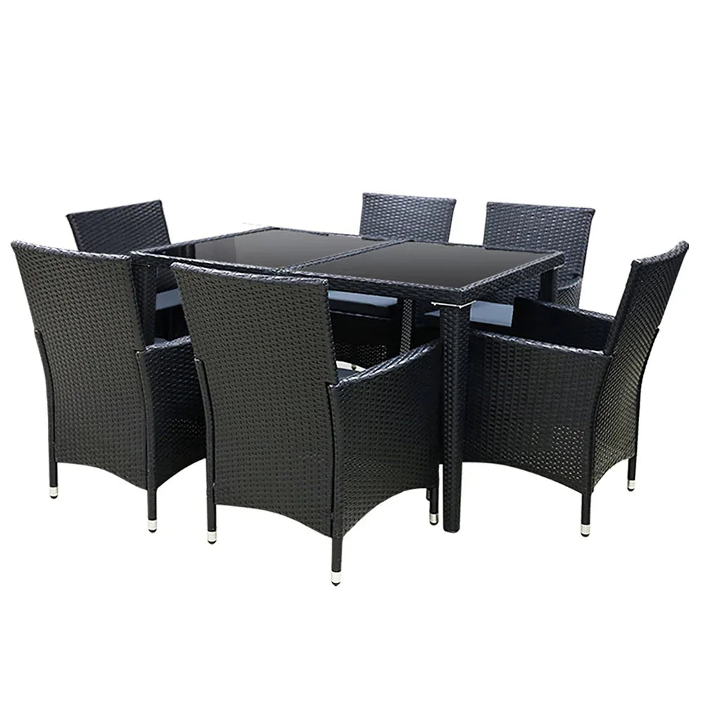 Gardeon Outdoor Furniture 7pcs Dining Set - HearthHub