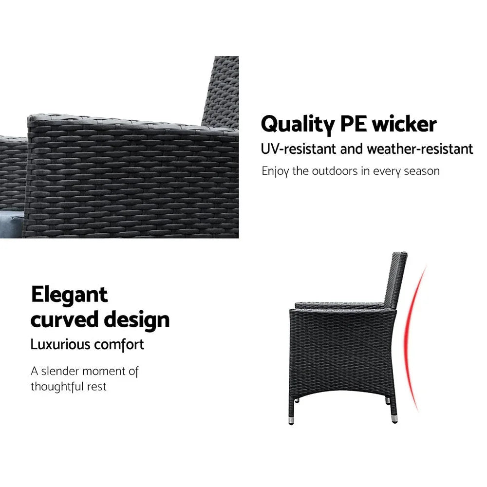 Gardeon Outdoor Furniture 7pcs Dining Set - HearthHub
