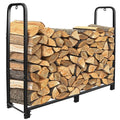 Firewood Log Rack 2500LBS Iron Wood Lumber Storage Stacking Rack 4.03ft Heavy Duty Pile Lumber Storage Holder for Fireplace Firepit - HearthHub
